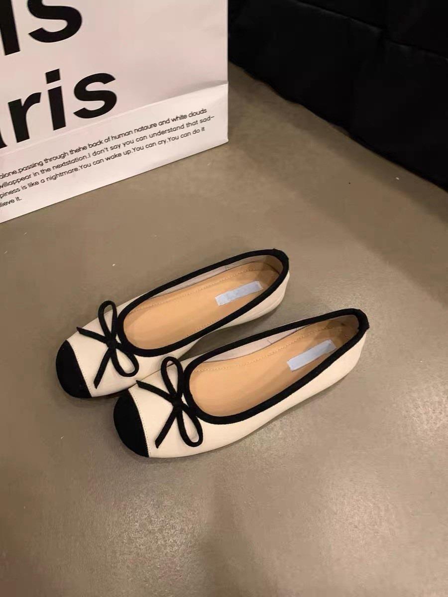 

Вечерний ветер нежные бабочки туфли-лодочки балетки ретро мягкая подошва серебряные одинарные туфли весна и лето маленький ароматный ветер женская обувь 39