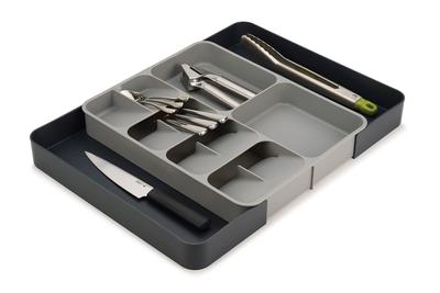 Cutlery Drawer Organizer Gray Case, Tray, Storage, (Authentic) 85166,