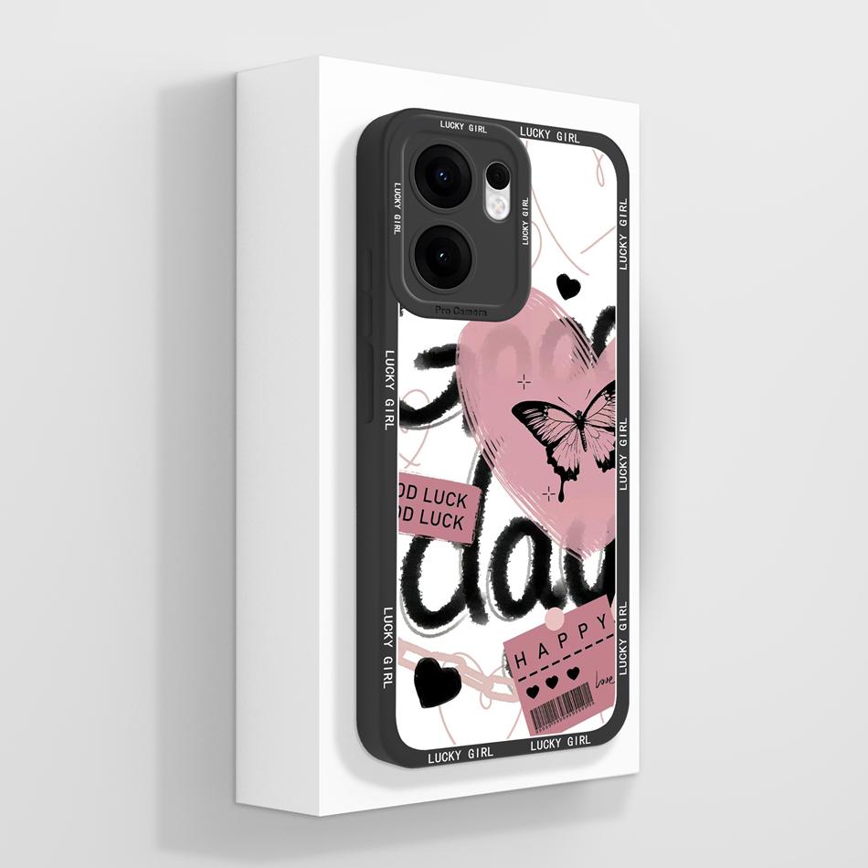 For Oppo Reno 13F Case Cute Panda Funda Soft Liquid Silicone High Quality Back Cover For Oppo Reno 13 F Reno13F 4G 5G Phone Case
