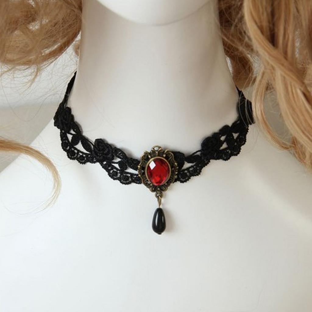 Bride Lace Necklace - Costume Accessory for Women