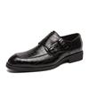 Mens Dress Monks Casual Leather Formal Fashion Wedding Designer Luxury Loafers Oxfords Business Shoes for Men with Free Shipping