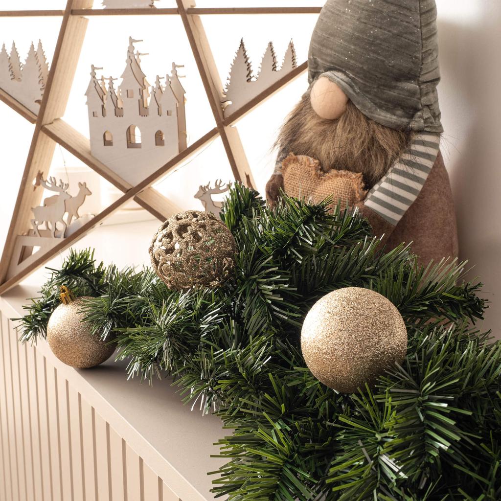 KADAX Weihnachtsbaumgirlande 100 cm Grün