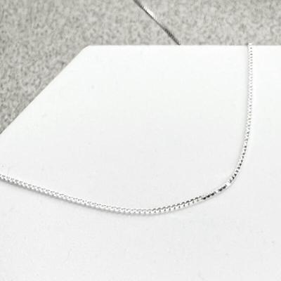 MAISON DE SHE 925 Silber Halskette Schlangenkette M-APN019