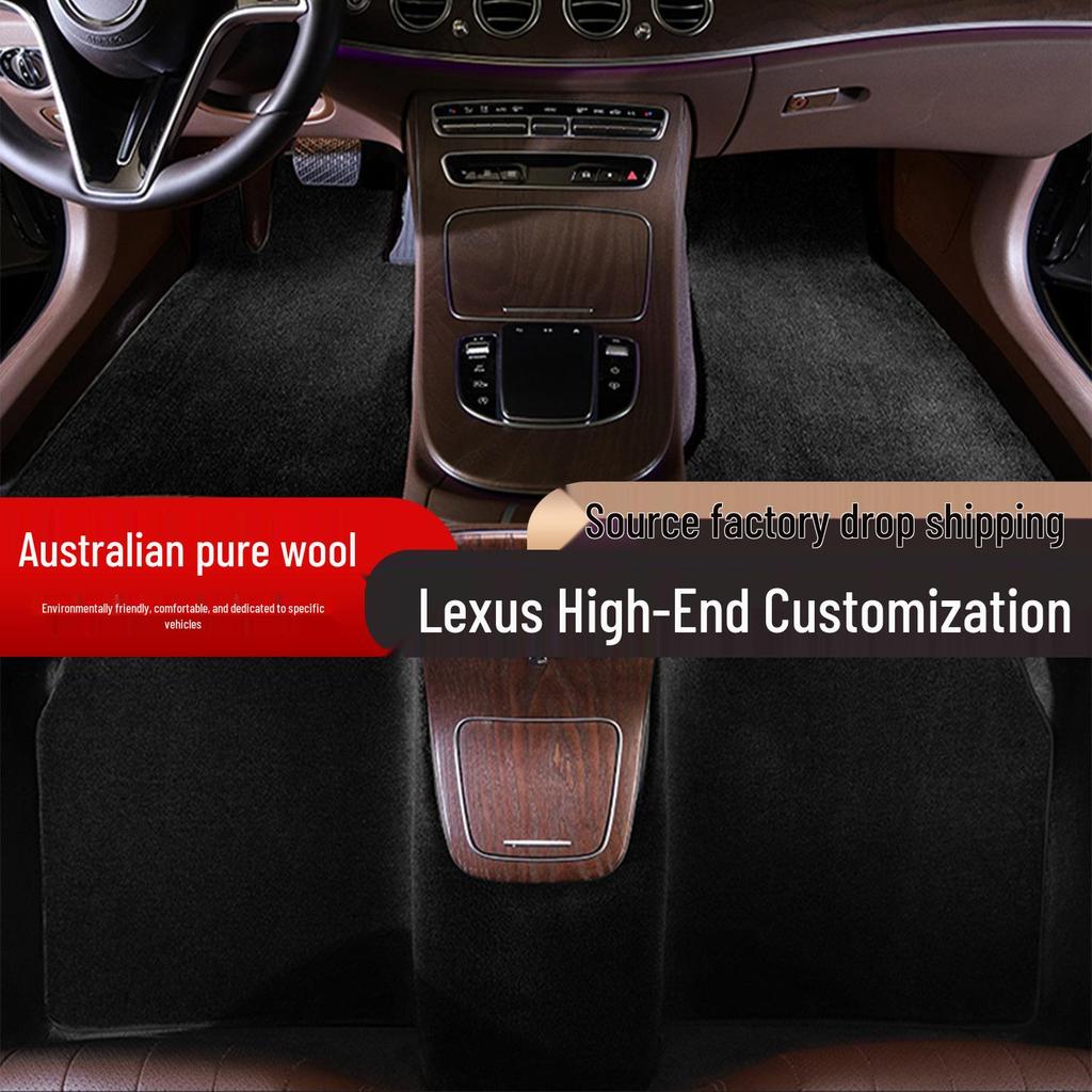 Lexus Eco-Friendly Australian Wool Floor Mats - Odorless, Premium, Vehicle-Specific Set