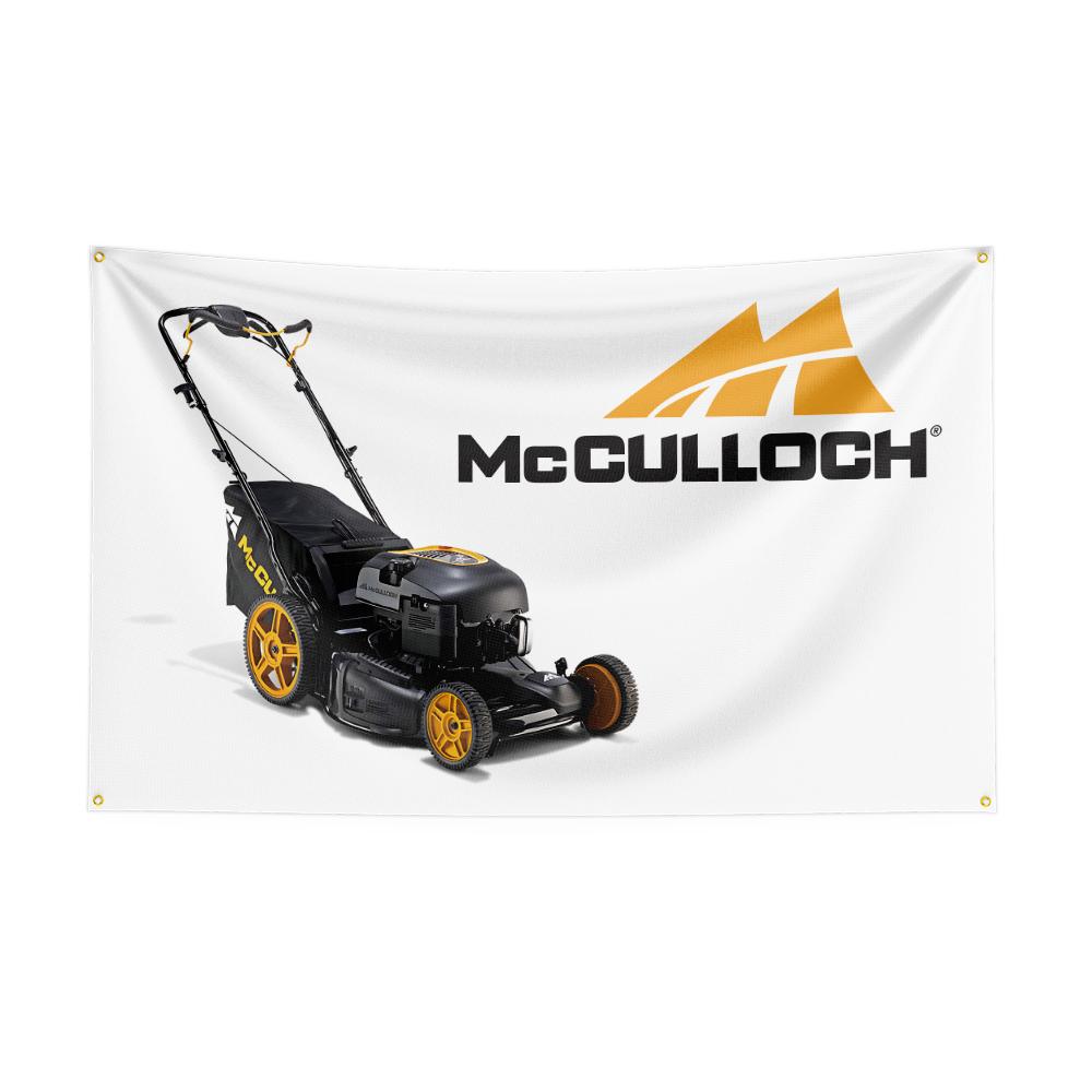 M-mccu-llo-ch chainsaws Tool Flag Polyester Printed Cars Flags Custom Banner Tapestry for Room Garage Decor Power Flag