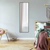 Full Length Mirror, 120x35cm Wall Mirror, Rectangle Dressing Mirror, Long Mirror for Bedroom, Living Room, Black