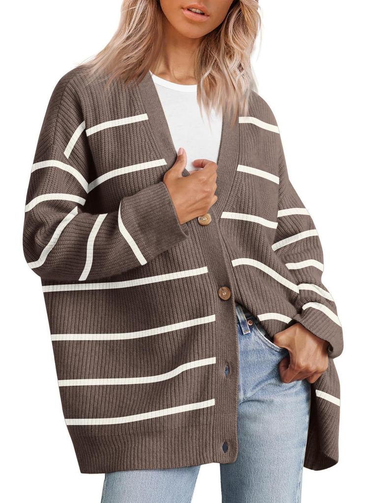 European Style Women's V-Neck Solid Color Sweater 2024