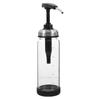 Sticlă de Depozitare Sos 300ml Sticlă Oțel Inoxidabil Sticlă cu Pompă Bucătărie Acasă Restaurant Container pentru Salată Ketchup Dressing Negru