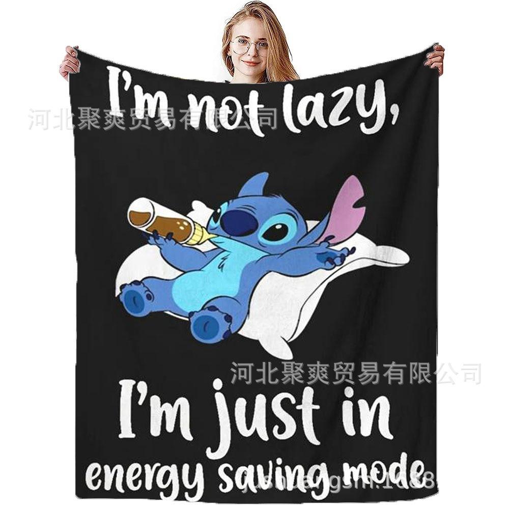 Stitch Flannel Blanket Star Baby Blanket Air Conditioning Blanket Nap Blanket Flannel Blanket Cross Border