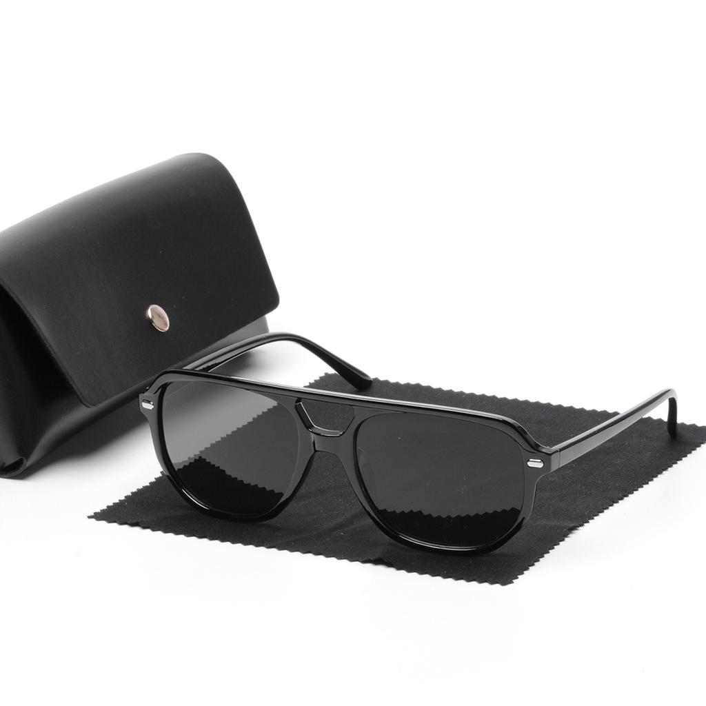 Ruiao retro classic double bridge rice nail pilot sunglasses simple fashion shades driving fishing