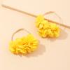 Fashion Flower Petal Hoop Earrings for Women Elegant Wedding Party Piercing Earring Zircon Brincos Y2K Accessories