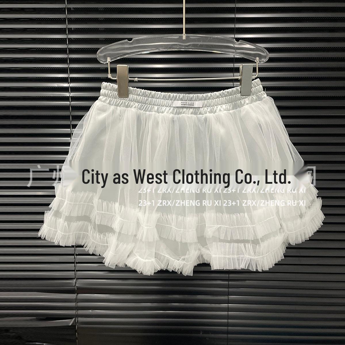 Французский ретро-комплект: куртка с рюшами и сетчатая пышная юбка - Женская весенняя мода 2026 Small