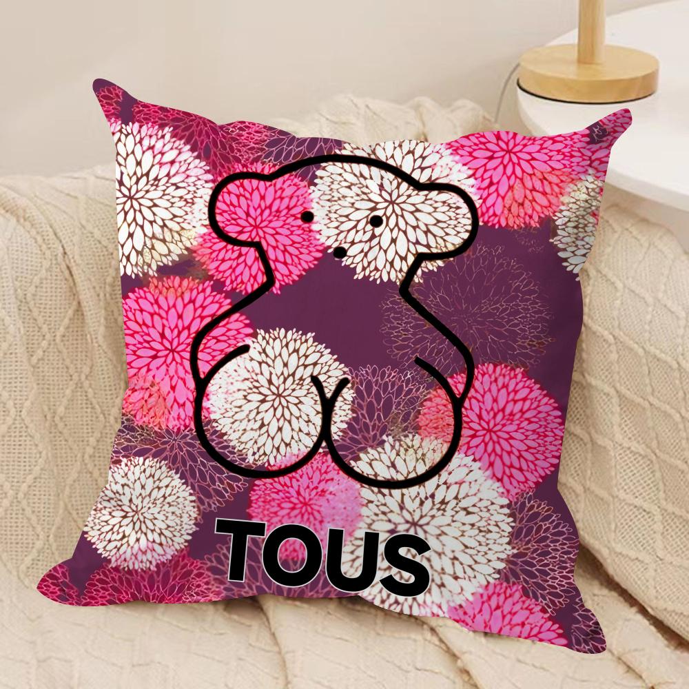 Fashion TTTousLuxury Cushion Cover Silky Short Plush Invisible Zipper Dustproof Sofa Pillow Case For Home Decor