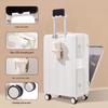 VICTORIATOURIST USB Charging Carry-on Luggage with Cup Holder
