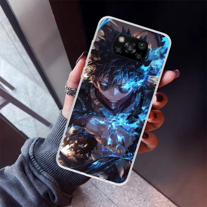 

Dabi MHA My Hero A-Academy Phone Case for Xiaomi Poco F7 Ultra X7 X6 X5 Pro X4 Gt M8 M7 Redmi 15 15C 13 13C 12 12C Soft Cover Fu Xiaomi Poco F7 Ultra