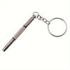 5 Pcs Precision Screwdriver Set with Keychain - Ideal for Eyeglass & Watch Repair