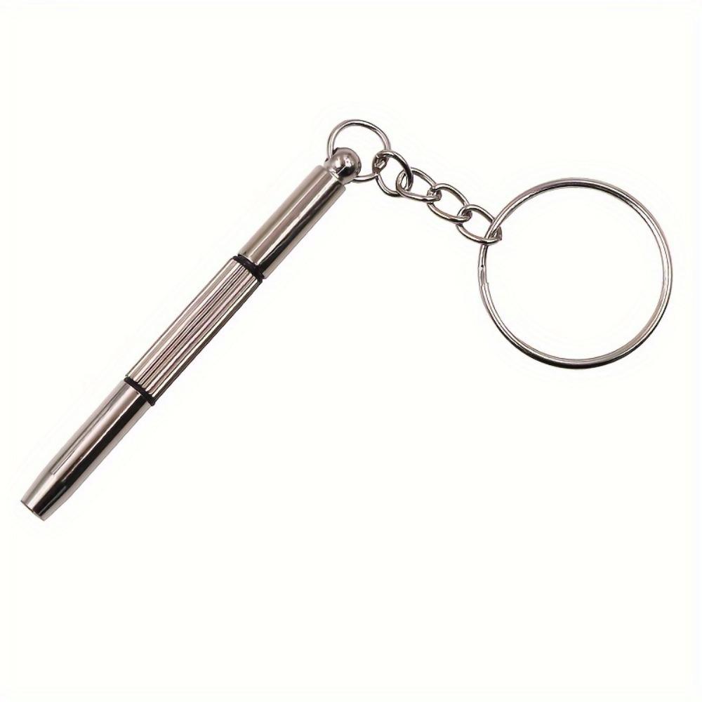 5 Pcs Precision Screwdriver Set with Keychain - Ideal for Eyeglass & Watch Repair