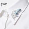 Brooch Accessory Butterfly Colored Diamonds Decor Durable Alloy Sparkling Wings