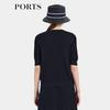 Ports Women's Short-Sleeve Silk Knit Top