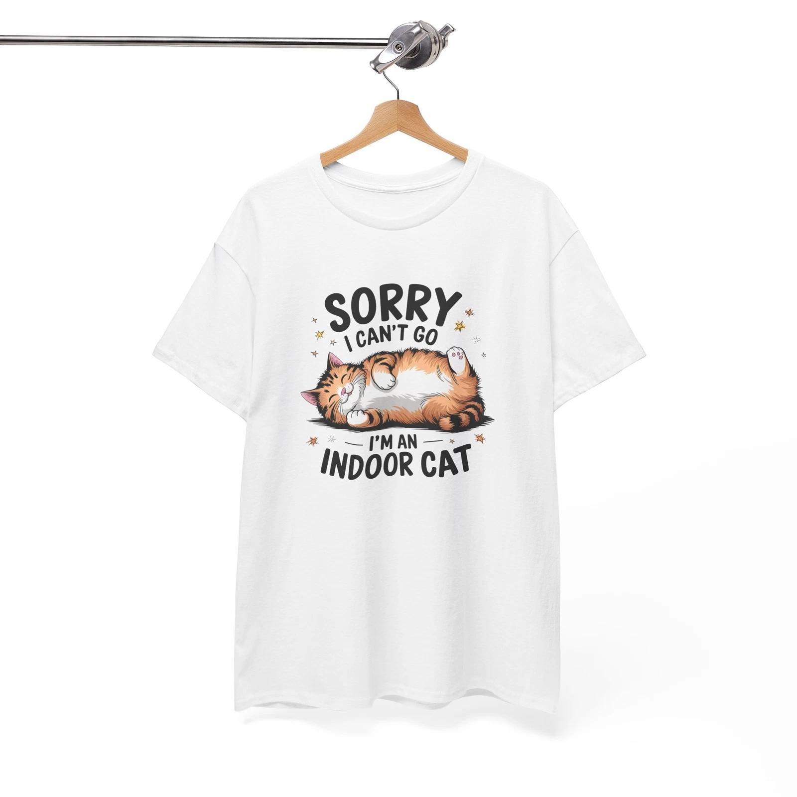 Random Funny T-Shirt - Unexpected & Witty Tee Sorry I cant go Im an indoor 4XL