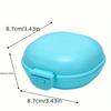 Portable Soap Container Leakproof Travel Soap Holder Locking Lid Pastel Bathroom Essentials Camping Accessories