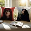 Singer L-Lady Gaga Mayhem Pillow Case Anti-dustmite Pillowcase Invisible Zipper Silky Short Plush Sofa Cushion Cover