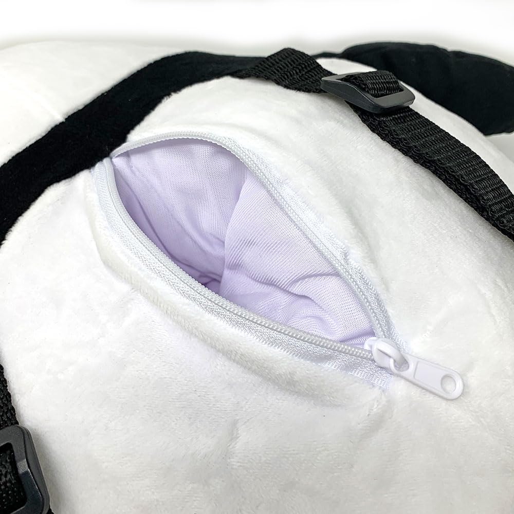 Official Panda and Kopanda Papanda Plush Backpack with Storage for Small Items (approx. 38cm)