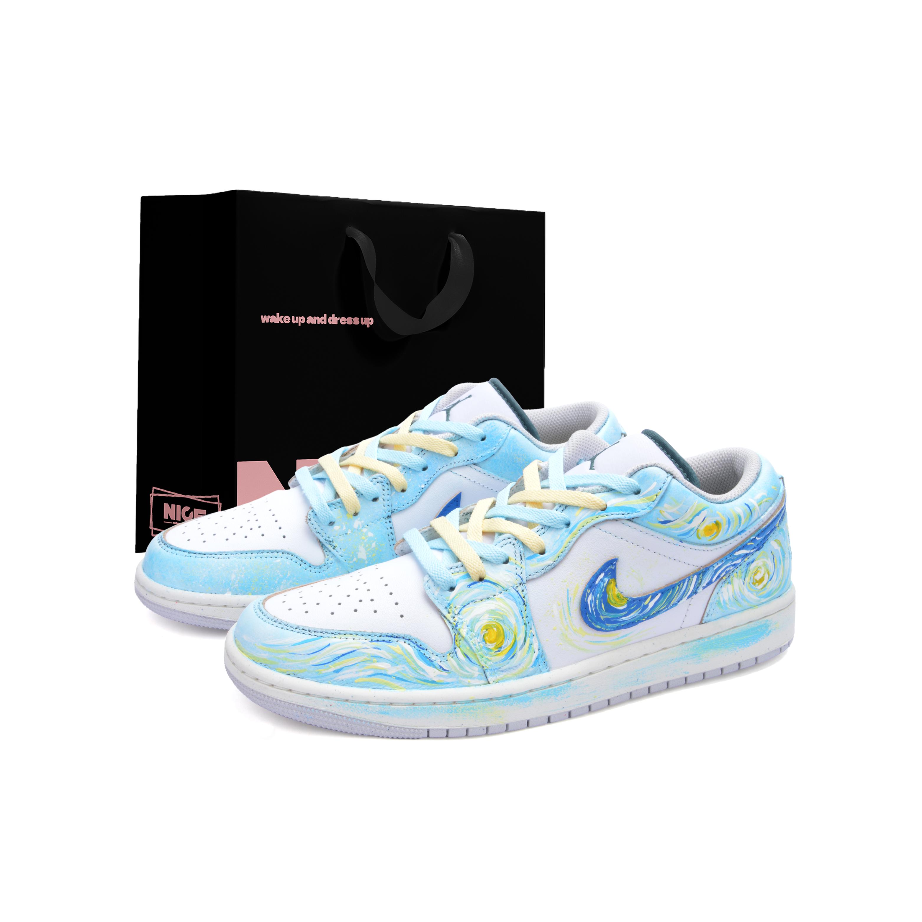 

Jordan Air Jordan 1 Cushioning Abrasion Resistant Cushioning, Wear Resistant Low top Vintage Basketball Shoes Unisex FQ7687-300(Team1326-XBOX) 36