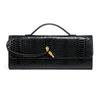 New arrival elegant and exclusive bag for feminine occasions fashion crocodile-pattern top-handle bag for party