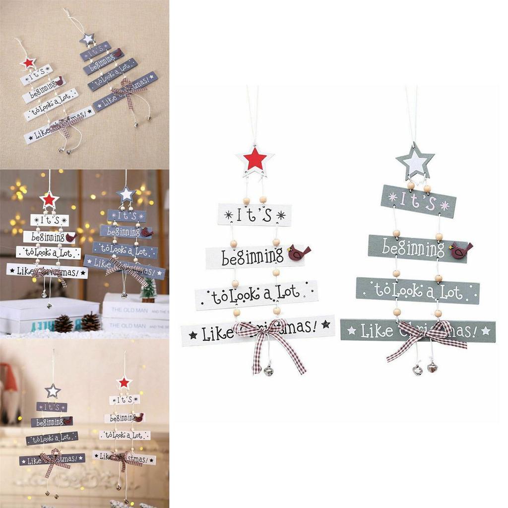 High Quality Christmas Wooden Pendant Decor For Stylish Living Room Accents