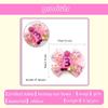 Sprinkle Confetti Hair Bow Clip - First Birthday Pink Party Decoration For Baby Girls, Ice Cream Theme 1St Birthday