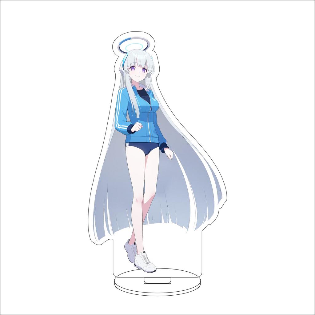 16CM Anime Blue Archive The Animation Cosplay Ornaments Takanashi Hoshino  Acrylic Stand Figure Stand Halloween Gifts