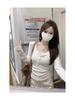 Korean Style Autumn Floral Lace Color-Block Button Shirt: Women's Long Sleeve Two-Piece T-shirt