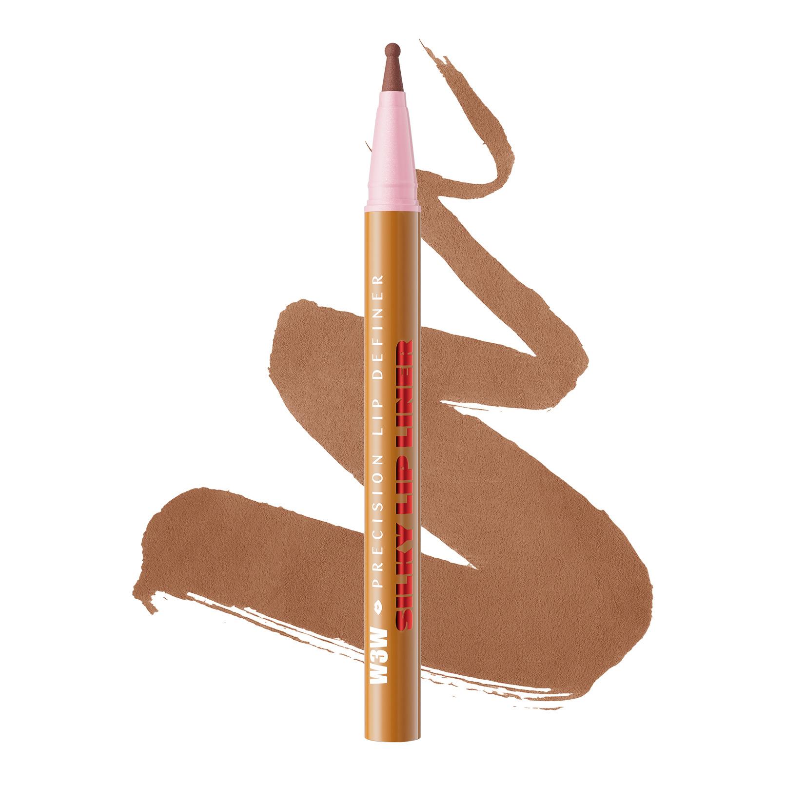 W3W Lip Liner, Natural Outline 3D Three-Dimensional Makeup Holding Waterproof Non-Stick Cup Liquid Lip Liner 1ml