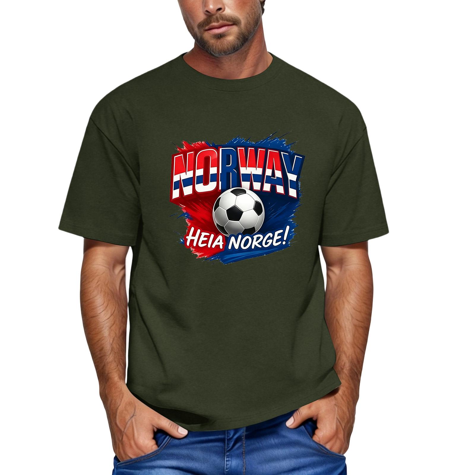 Men s Casual Short Sleeve Neck T-Shirt with -Inspired Print L