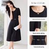 Women's Elegant Hepburn Style Short Sleeve Midi Dress