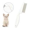 2Pcs Pet Hair Comb with Stainless Steel Fine Teeth Crust Mucus Tear Stain Remover Multifunctional Dog Cat Grooming Comb Pet Supplies