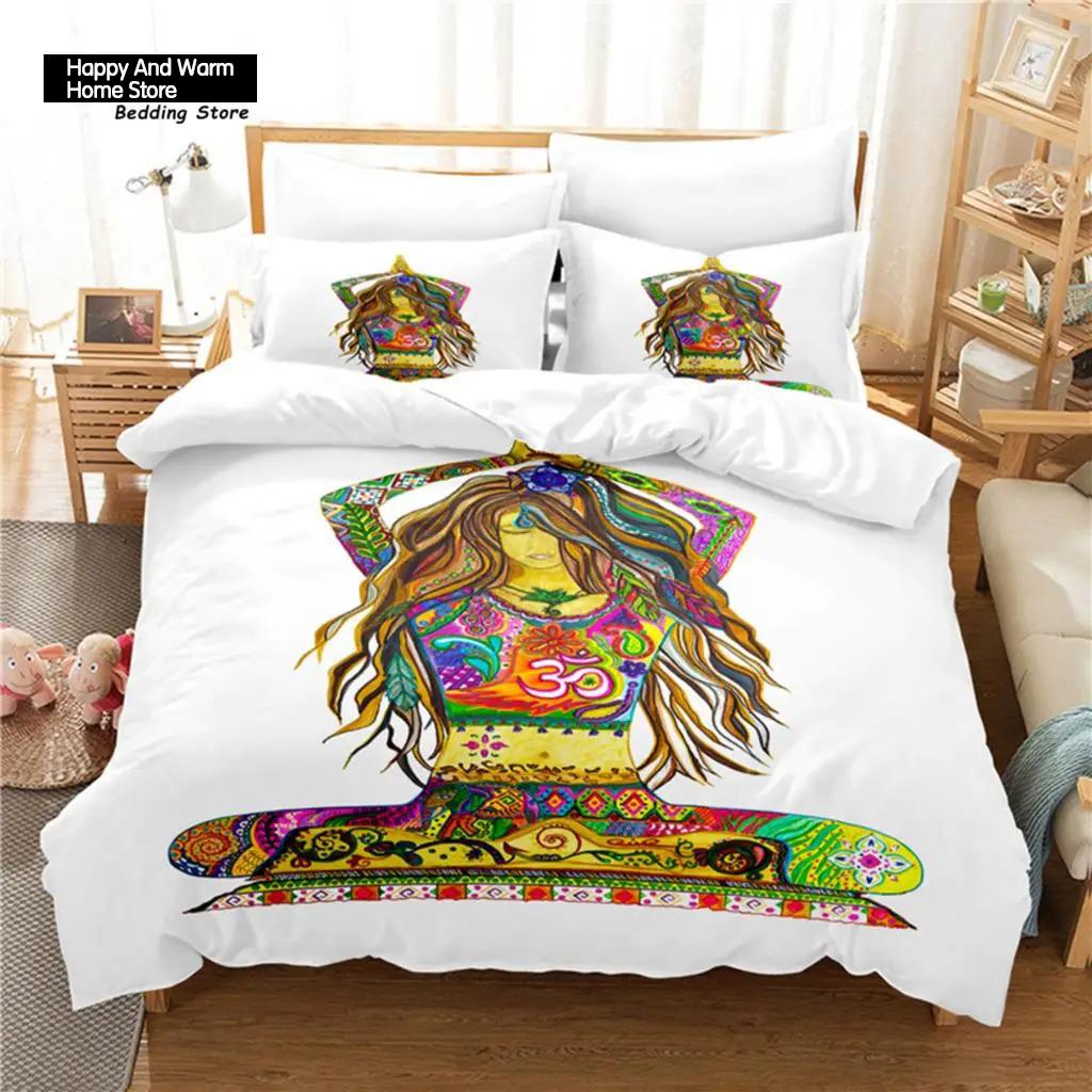 Cartoon Girl Boys Bedding Set, Girls Duvet Cover Set, 3d Bedding, Digital Printing Queen Size Bedding Set, Fashion Design