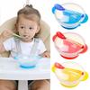 Baby Feeding Training Bowl Spoon with Suction Cup Tableware Set New Dinner Bowl  Baby