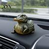 Military Themed Car Decoration Duck Figurine, Patriotic Veteran Ornament for Dashboard, Resin Home Independence Day Memorial Statue, Gift Enthusiasts