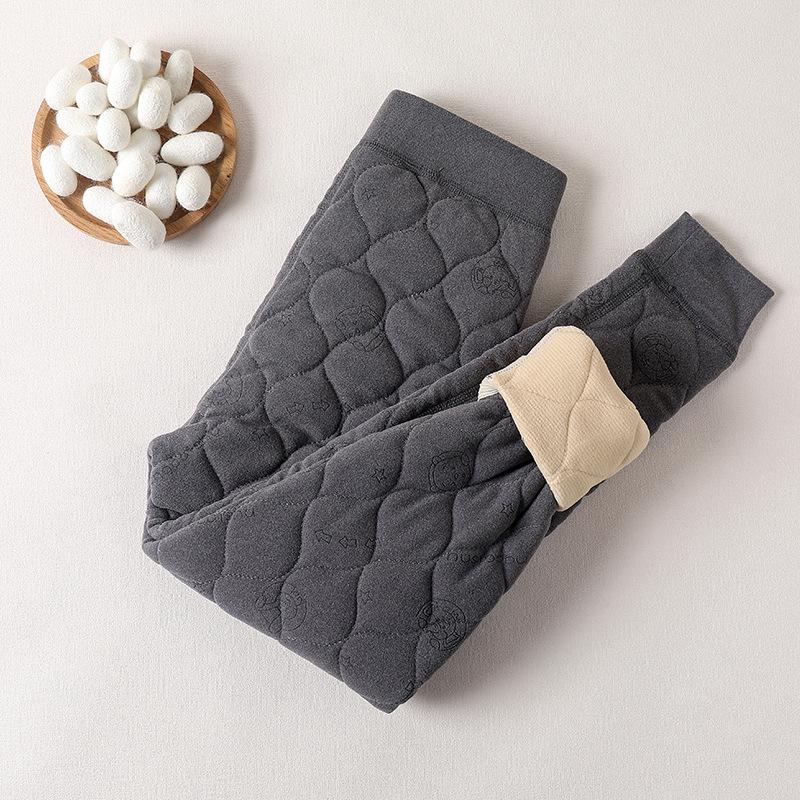 Winter Extra Thick School Uniform Pants for Girls and Boys - Warm, Cotton Inner Layer with Waist and Knee Protection