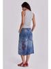 Y2K Embroidery Design Loose Floor-Length Unisex Jeans