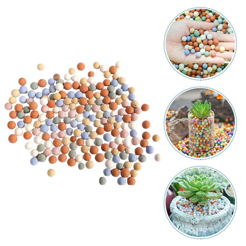  Ceramic Ball Pebbles Ceramsite Gardening Decor Clay Filling Pots Decorative Ceramics Succulent Flowerpot