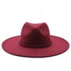 Men And Women Big Eaves Hat Fashion Bow Woolen Water Drop Top Hat British Top Hat