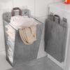 Wall-Mounted Foldable Laundry Hamper for Bedroom or Dorm