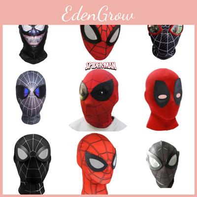 Spider-man Halloween Costume For Kids And Adults Funny Spiderman Mask Headgear