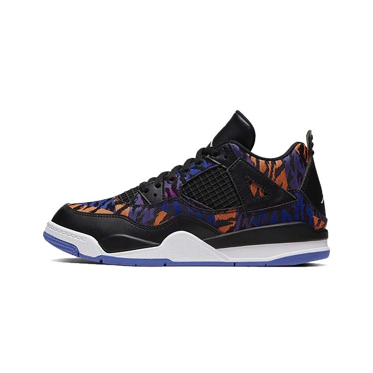 Jordan 4 Retro Black Rush Violet PS BQ9042-005 35