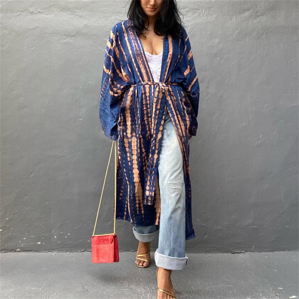 Damen Lose Strand Cover Up Robe Urlaub Sonne Shirt Cover Up