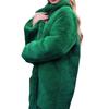 Women's Mid-Length Loose Rabbit Fur Coat - European & American Style