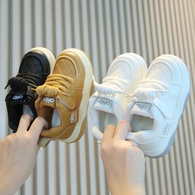 Children's White shoes2026New Spring and Autumn Boys' Sports Shoes, Trendy Girls' Casual Shoes, Soft-Soled Baby Sneakers